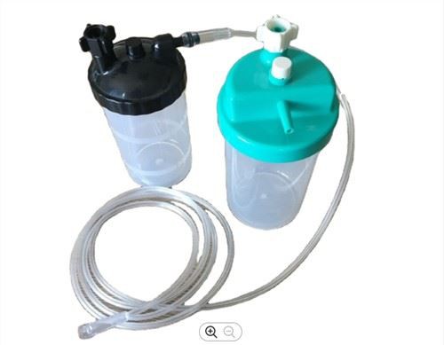 Za uporabo Medicinska 4psi 500ml Vlaževalnik Steklenica za kisik koncentrator