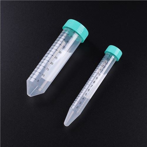 Lab plastične 15 ml 50 ml jantarne epruvete za enkratno uporabo z navojnim pokrovčkom
